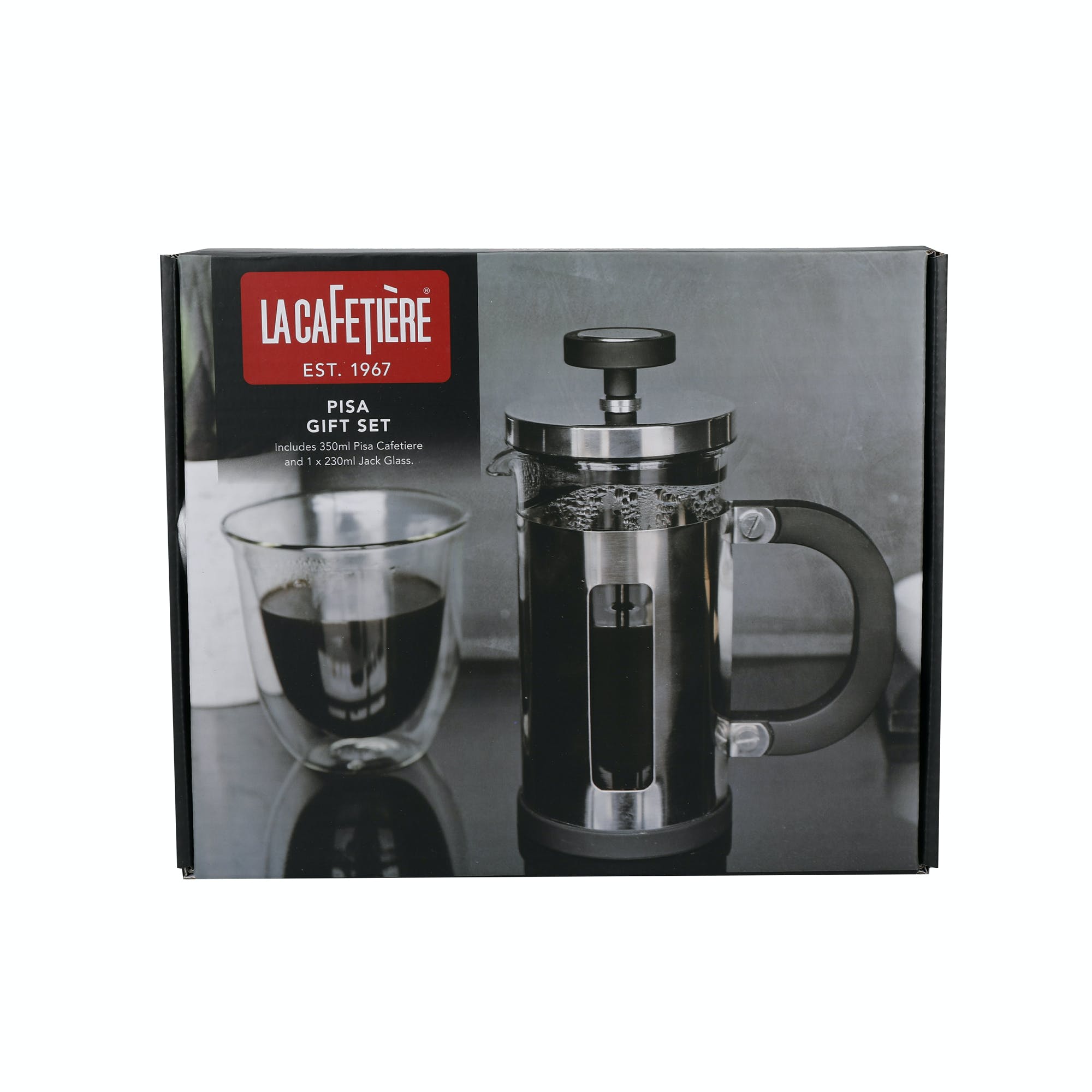 Coffret Piston + 3x250G + Lait café